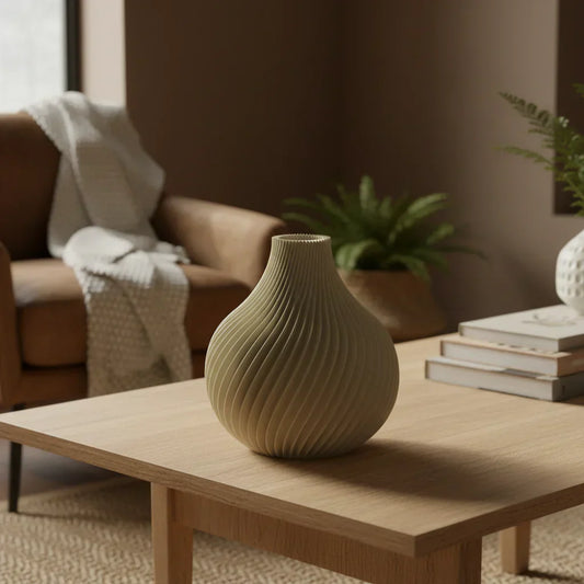 3D-geprinte design vazen voor een rustig interieur