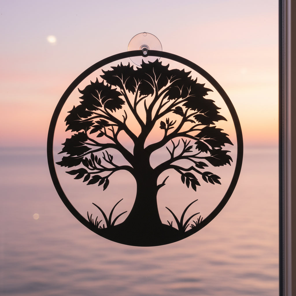 Levensboom Kroon van Rustvolle Groei voor aan het raam – sfeervol en rustgevend interieuraccent