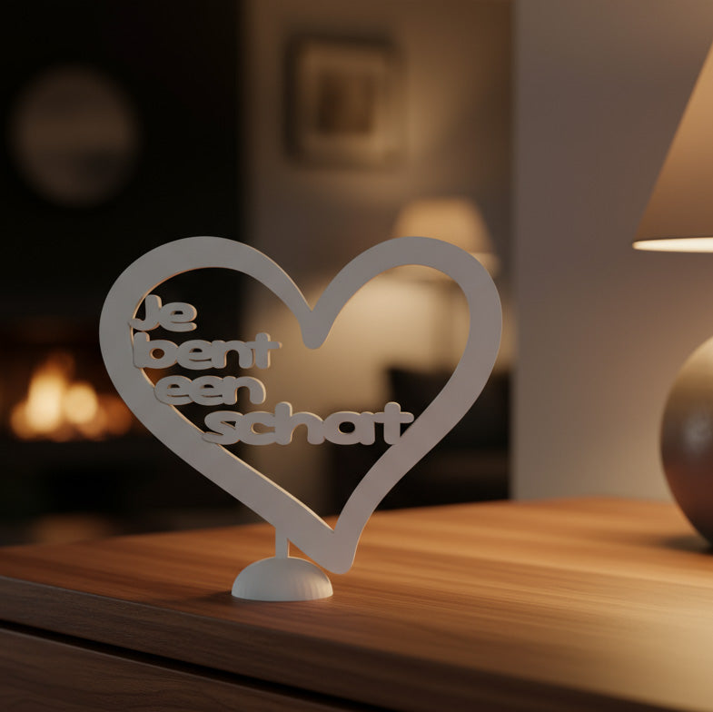 Je bent een schat – uniek kunstobject voor interieur, eigen ontwerp uit de studio van Onwies Shop