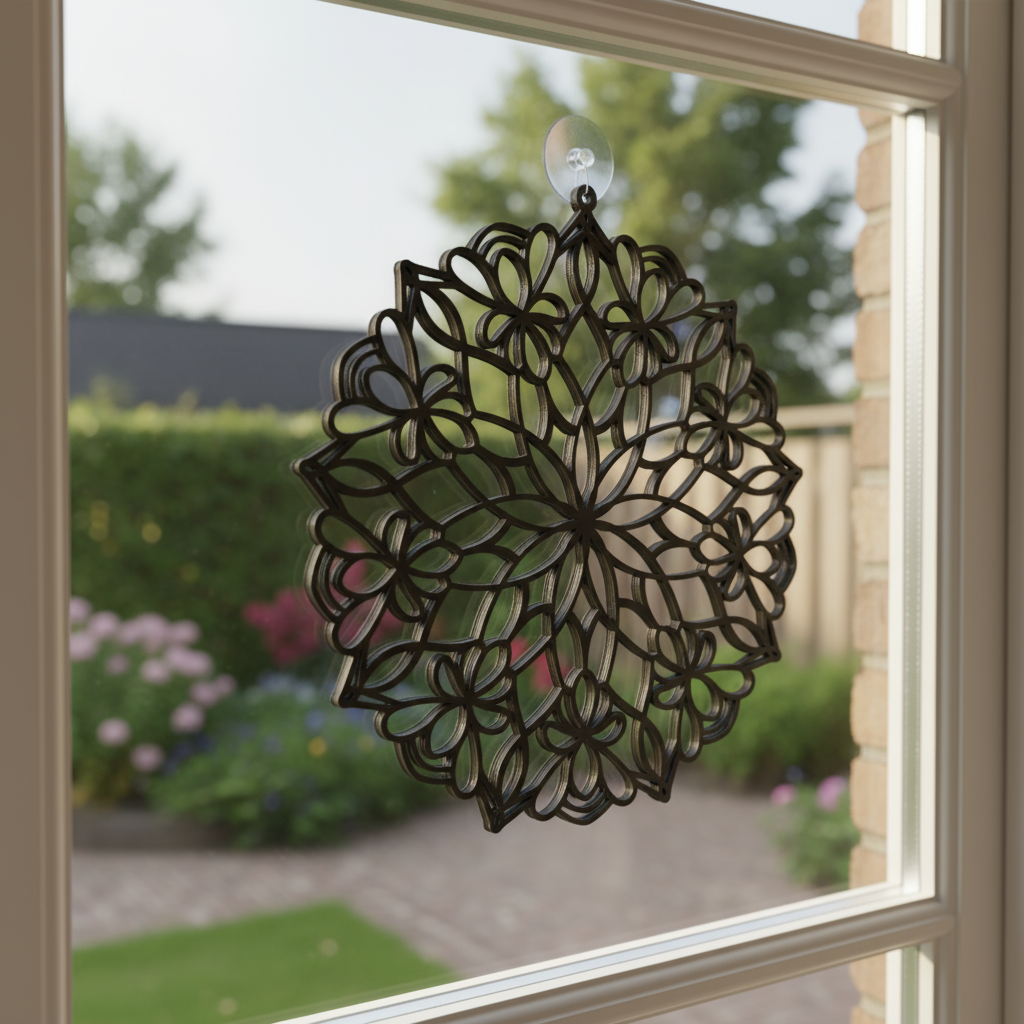 Mandala Essentie van Evenwicht – spiritueel kunstobject voor interieur, handgemaakt uit eigen studio van Onwies Shop